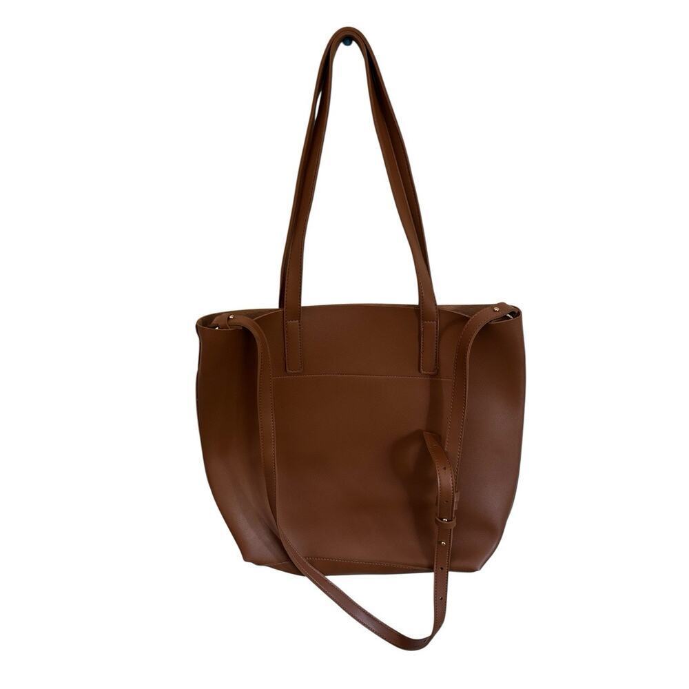 Henny + Lev Vegan Leather Danielle 2-in-1 everyday Tote Purse NWT - Picture 2 of 4